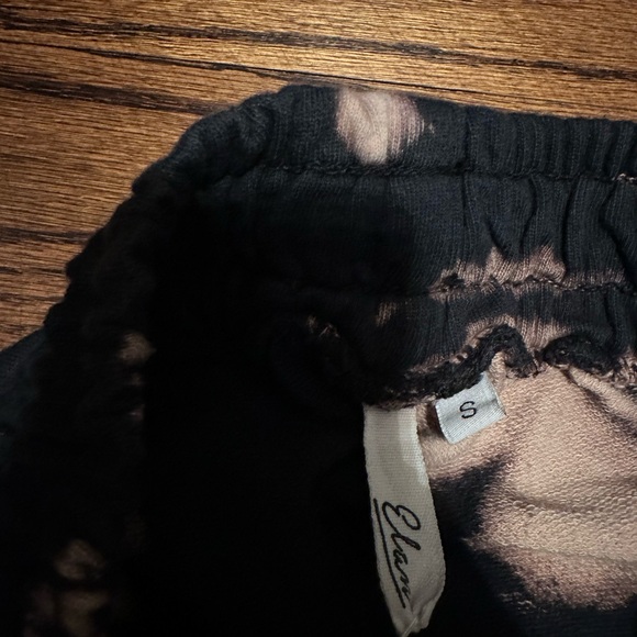 Elan Black and Pink Track Pants with Unique Tie-Dye Effect - Picture 4 of 4